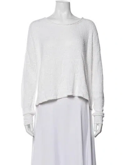 Pre-owned Sprwmn Crew Neck Sweater In White