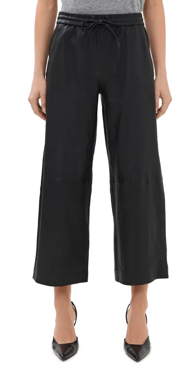 Sprwmn Cropped Baggy Pants Black
