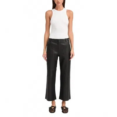 Sprwmn Cropped Baggy Trouser In Black