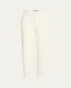 Sprwmn Cropped Bootcut Leather Trousers