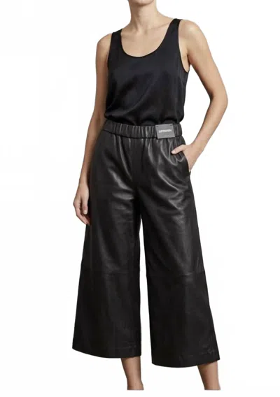 Sprwmn Culotte Pants In Black