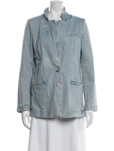 Pre-owned Sprwmn Denim Jacket In Blue
