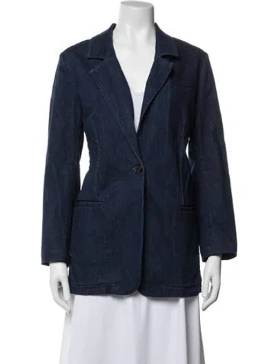 Pre-owned Sprwmn Denim Jacket In Blue