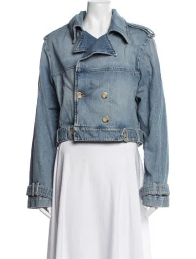 Pre-owned Sprwmn Denim Jacket In Blue