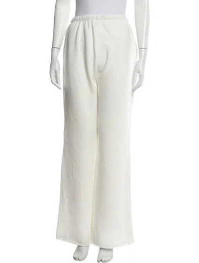 Pre-owned Sprwmn Distressed Accents Sweatpants In White