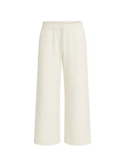 Sprwmn Elasticated Drawstring-waist Track Pants In White