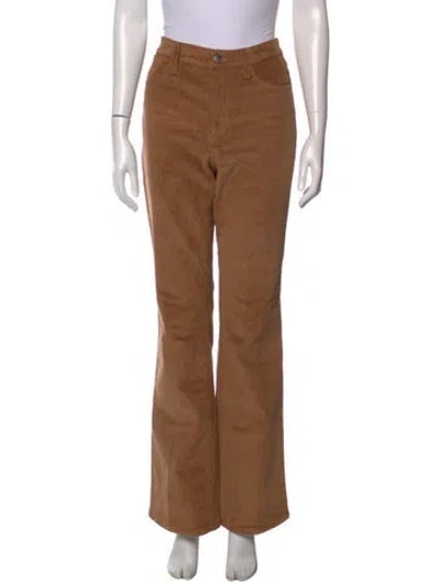 Pre-owned Sprwmn Flared Pants In Brown