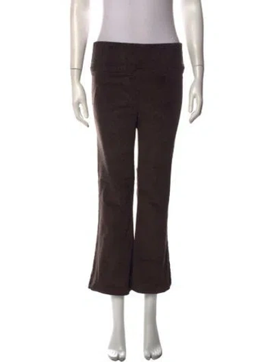 Pre-owned Sprwmn Flared Pants In Brown