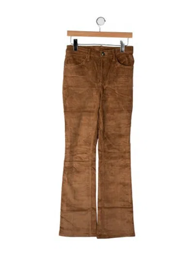 Pre-owned Sprwmn Flared Pants In Brown