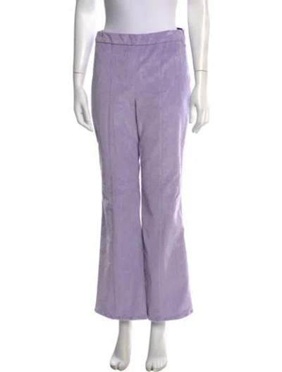 Pre-owned Sprwmn Flared Pants In Purple