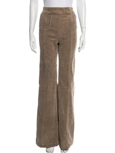 Pre-owned Sprwmn Flared Pants W/ Tags In Neutral