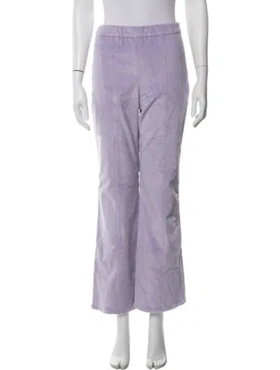 Pre-owned Sprwmn Flared Pants W/ Tags In Purple