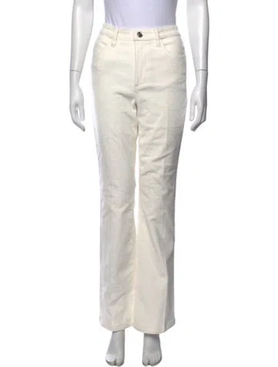 Pre-owned Sprwmn Flared Pants In White