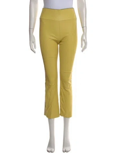 Pre-owned Sprwmn Flared Pants In Yellow