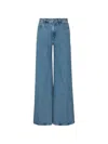 Sprwmn Grace Wide-leg Jeans In Blue