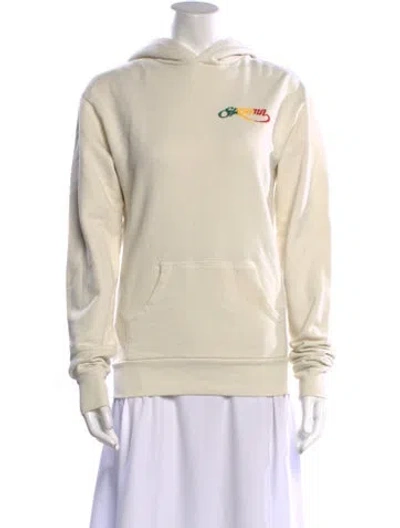 Pre-owned Sprwmn Graphic Print Crew Neck Sweatshirt In Neutral