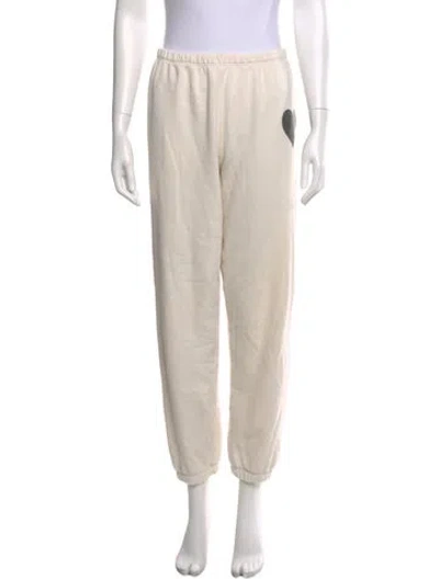 Pre-owned Sprwmn Graphic Print Skinny Leg Pants In Neutral