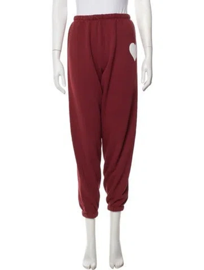 Pre-owned Sprwmn Graphic Print Sweatpants In Red