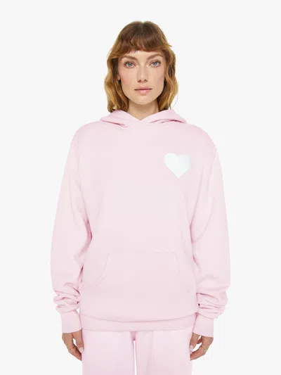 Sprwmn Heart Hoodie Ballet In Pink