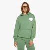 Sprwmn Heart-embellished Hoodie In Green