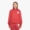 Sprwmn Heart Hoodie In Red