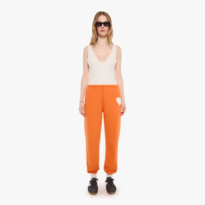 Sprwmn Heart Sweatpant In Orange