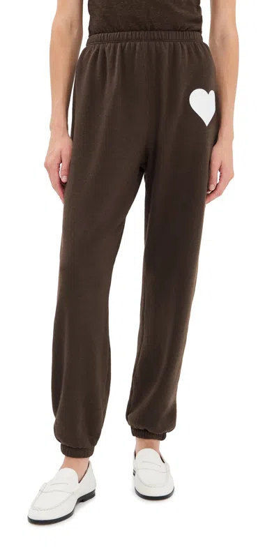 Sprwmn Heart Sweatpants Americano/white