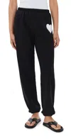 Sprwmn Heart Sweatpants Black/white