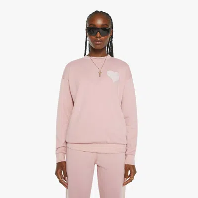 Sprwmn Heart Sweatshirt Camelia In Orange
