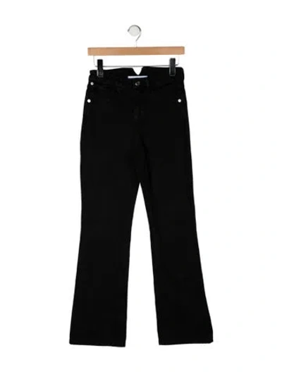 Pre-owned Sprwmn High-rise Flared Jeans In Black