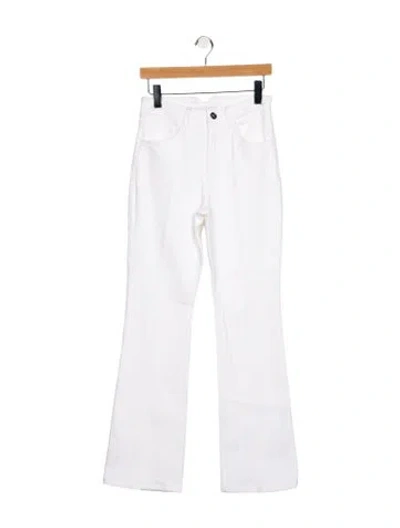 Pre-owned Sprwmn High-rise Flared Jeans In Blue