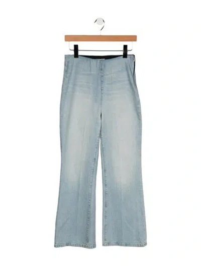Pre-owned Sprwmn High-rise Flared Jeans In Blue