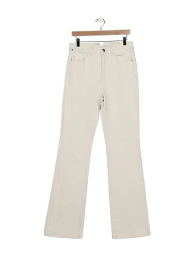 Pre-owned Sprwmn High-rise Flared Jeans In Neutral