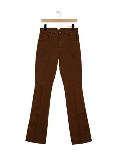 Pre-owned Sprwmn High-rise Flared Jeans W/ Tags In Brown