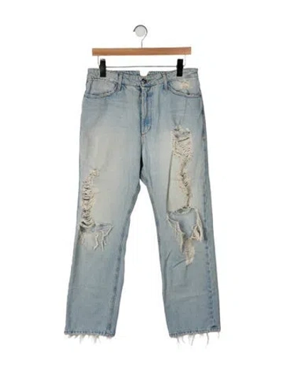 Pre-owned Sprwmn High-rise Straight Leg Jeans In Multi
