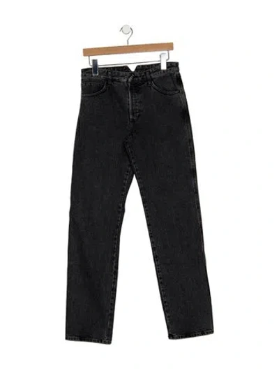 Pre-owned Sprwmn High-rise Straight Leg Jeans W/ Tags In Black