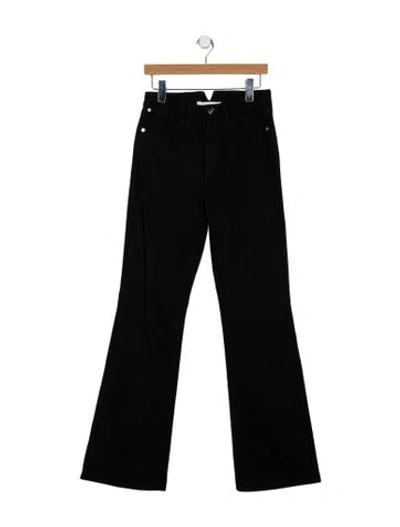 Pre-owned Sprwmn High-rise Wide Leg Jeans In Black