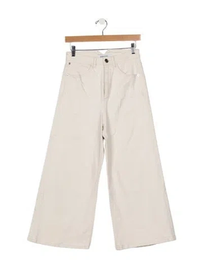 Pre-owned Sprwmn High-rise Wide Leg Jeans In Neutrals