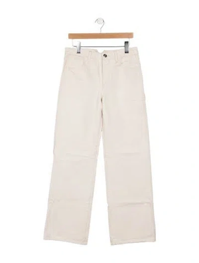 Pre-owned Sprwmn High-rise Wide Leg Jeans In Neutrals