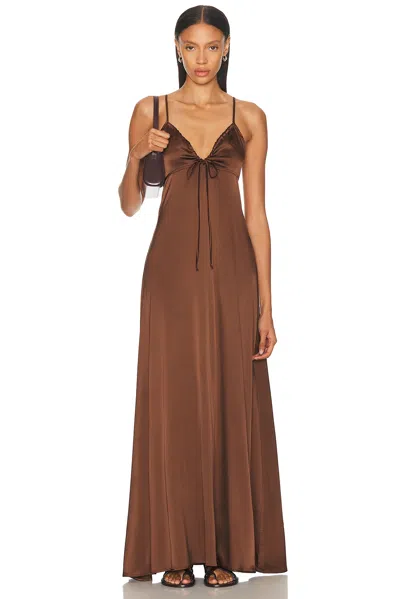 Sprwmn Ibiza Dress In Brown