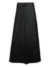 Sprwmn Julia Panelled Skirt In Black