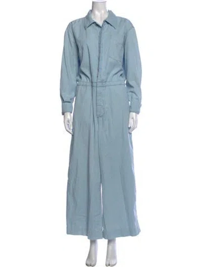 Pre-owned Sprwmn Jumpsuit In Blue
