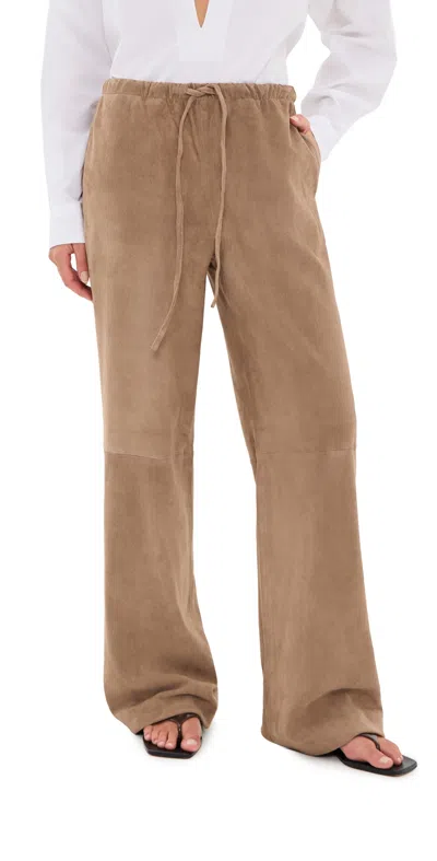 Sprwmn Kauai Suede Pants Taupe