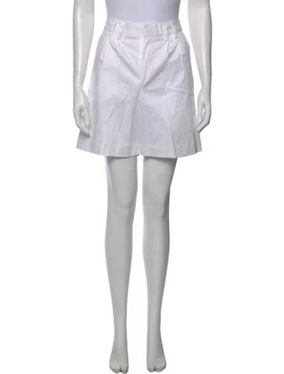 Pre-owned Sprwmn Knee-length Shorts In White