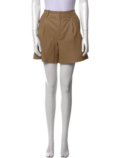Pre-owned Sprwmn Lamb Leather Knee-length Shorts In Neutral
