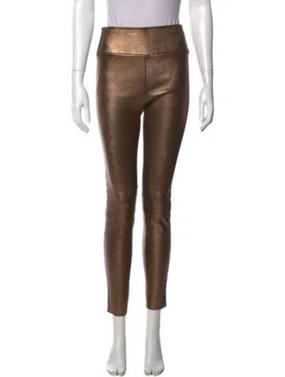 Pre-owned Sprwmn Lamb Leather Skinny Leg Pants