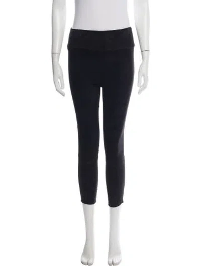 Pre-owned Sprwmn Lamb Leather Skinny Leg Pants In Blue