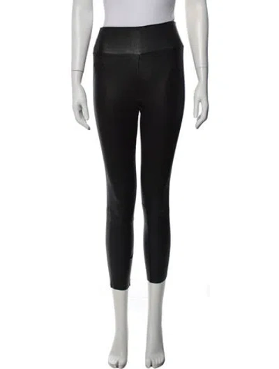 Pre-owned Sprwmn Lamb Leather Skinny Leg Pants In Blue