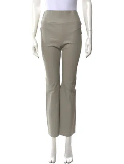 Pre-owned Sprwmn Lamb Leather Straight Leg Pants In Grey