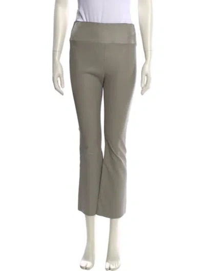 Pre-owned Sprwmn Lamb Leather Wide Leg Pants In Neutral